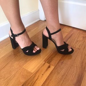Block Heels by Mossimo. Size 9.5. Good shape.